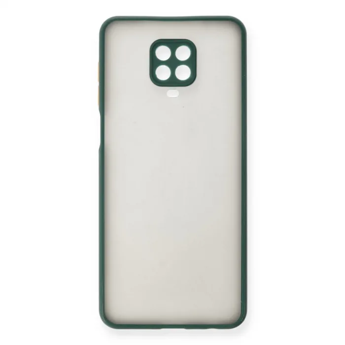 Xiaomi Redmi Note 9 Pro Kılıf Montreal Silikon Kapak - Yeşil