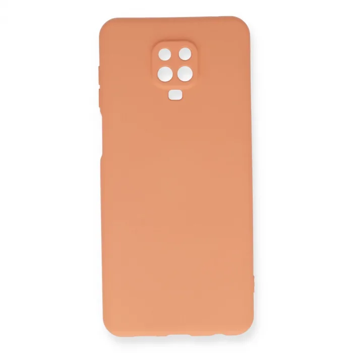 Xiaomi Redmi Note 9 Pro Kılıf Nano İçi Kadife Silikon - Turuncu