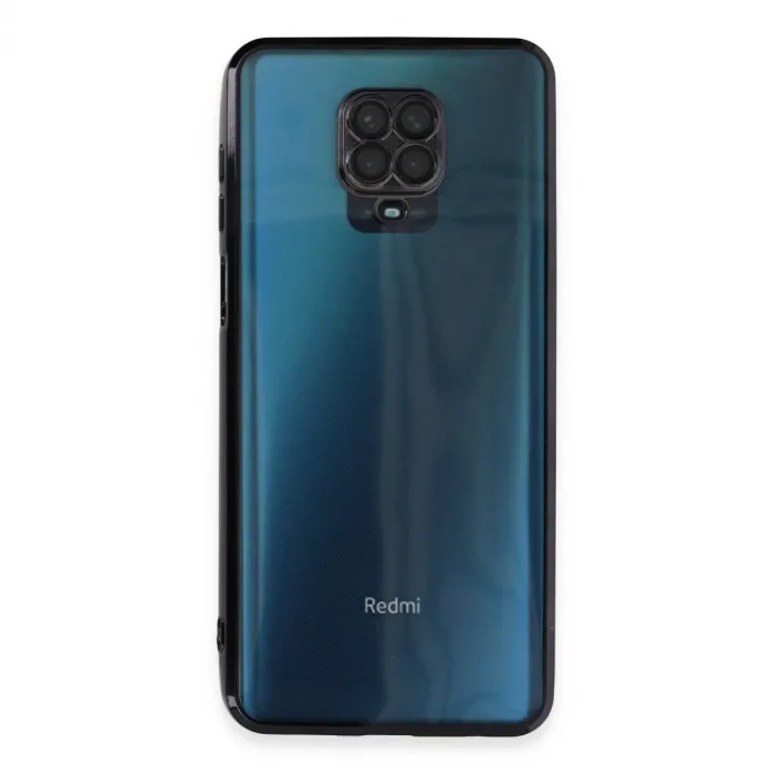 Xiaomi Redmi Note 9 Pro Kılıf Razer Lensli Silikon - Siyah