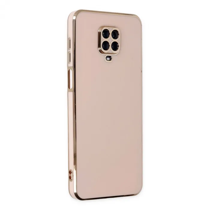 Xiaomi Redmi Note 9 Pro Kılıf Volet Silikon - Pembe