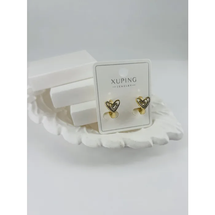 Zirkon Taşlı Pirinç Zirkon Küpe - Kp00330