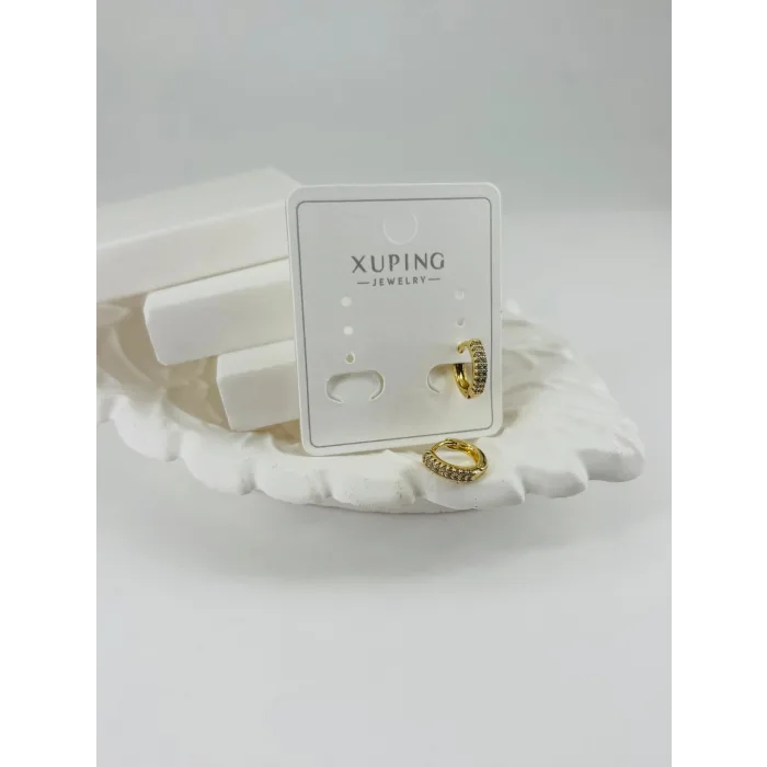 Zirkon Taşlı Pirinç Zirkon Küpe - Kp00323