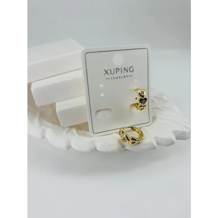 Zirkon Taşlı Pirinç Zirkon Küpe - Kp00348