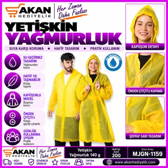 Yetişkin Yağmurluk 140Gr
