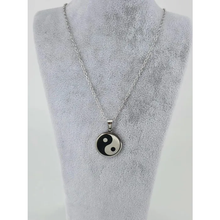 Yin-yang Çelik Erkek Kolye - Ekl0082