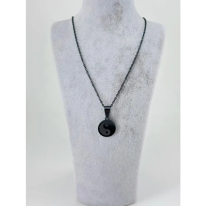 Yin-yang Çelik Erkek Kolye - Ekl0096