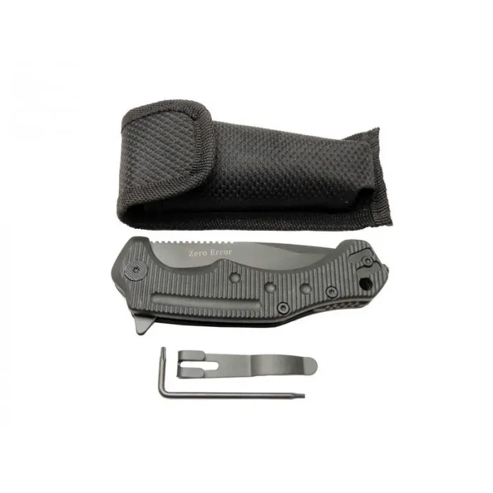 Zero Error 7-12 Black Çakı 22 Cm Manuel, Kemerlikli