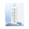3500W Akım Korumalı 5’li Grup Priz: 5x USB + 5x Type-C Çıkışlı (2 Metre)
