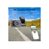 4k Wifi Çift Kameralı Araç Kamerası Gece Görüşlü G-sensörlü Dash Cam 170 Derece