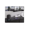 5’li Akım Korumalı Priz 2500W | 2 USB + 2 Type-C Hızlı Şarj | LED Gece Lambalı | Dokunmatik siyah