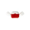 Airpods 3 (3.nesil) Basmalı Kılıf - Kırmızı-beyaz