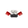 Airpods 3 (3.nesil) Basmalı Kılıf - Siyah-kırmızı