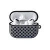 Airpods Pro 2 (2.nesil) Spor Delikli Kılıf - Gri-siyah