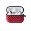 Airpods Pro 2 (2.nesil) Spor Delikli Kılıf - Kırmızı-siyah