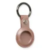 Airtag Anahtarlık Deri Kılıf - Rose Gold