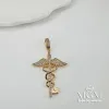 Zirkon Taşlı Pirinç Charmlar - Charm0009