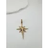 Zirkon Taşlı Pirinç Charmlar - Charm0004