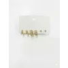   Zirkon Taşlı Pirinç Altılı  Kombin Küpe - Kp00578