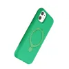 Apple İphone 11 Regal Magsafe Standlı Kapak - Yeşil