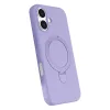 Apple İphone 17 Regal Magsafe Standlı Kapak - Lila