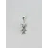 Ayıcık Detaylı Göbek Piercing - Pg0118