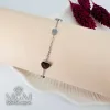 Rodyum Çelik Bileklikler 16+5 Cm Uzatma Payı - Kbl0125