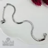 Rodyum Çelik Bileklikler 16+5 Cm Uzatma Payı - Kbl0121