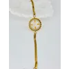 Zirkon Taşlı Çelik  Çelik Bileklikler 17+4 Cm  - Kbl0362