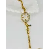 Zirkon Taşlı Çelik Çelik Bileklikler 17 + 4 Cm  - Kbl0361