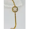 Zirkon Taşlı Çelik Çelik Bileklikler 17 + 4 Cm  - Kbl0365