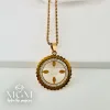 Zirkon Taşlı Çelik Çelik Kolye 40+5 Cm - Kl0196
