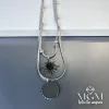 Rodyum Çelik Kolyeler 45+5 Cm - Kl0042