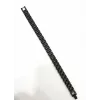 Siyah Çelik  Erkek Çelik Bileklik Boy 21.5 Cm / En 1.0 Cm  - Ebl0078