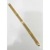 Çelik  Erkek Çelik Bileklik Boy 21.5 Cm / En 1.0 Cm  - Ebl0062