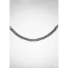 Rodyum Çelik  Erkek Çelik Bileklik Boy 21.5 Cm / En 0.8 Mm  - Ebl0041
