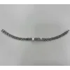 Rodyum Çelik  Erkek Çelik Bileklik Boy 21.5 Cm / En 0.6 Mm  - Ebl0042