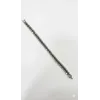 Rodyum-siyah Çelik  Erkek Çelik Bileklik Boy 21.5 Cm / En 0.8 Mm  - Ebl0048