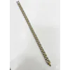 Rodyum-  Çelik  Erkek Çelik Bileklik Boy 21.5 Cm / En 0.8 Cm  - Ebl0058