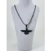 Siyah Çelik Erkek Kolye - Ekl0117