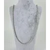 Rodyum Çelik Erkek Kolye 60 Cm - Ekl0054