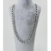 Rodyum Çelik Erkek Kolye 60 Cm - Ekl0012