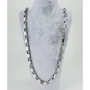 Rodyum Çelik Erkek Kolye 60 Cm - Ekl0015