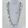 Rodyum Çelik Erkek Kolye 60 Cm - Ekl0040