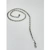 Rodyum Çelik Erkek Kolye 60 Cm - Ekl0015