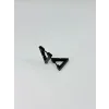 Siyah Çelik Erkek Küpe Çap (9 Mm) Kalınlık (3 Mm) - Ekp0021