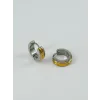 Rodyum Ve   Çelik Erkek Küpe Çap (9 Mm) Kalınlık (4 Mm) - Ekp0001