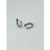 Rodyum Çelik Erkek Küpe Çap (9 Mm) Kalınlık (3 Mm) - Ekp0017