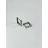 Rodyum   Çelik Erkek Küpe Çap (9 Mm) Kalınlık (3 Mm) - Ekp0022