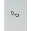 Rodyum  Çelik Erkek Küpe Çap (7 Mm) Kalınlık (2 Mm) - Ekp0026
