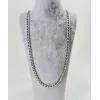 Rodyum Çelik Erkek Kolye 60 Cm - Ekl0001